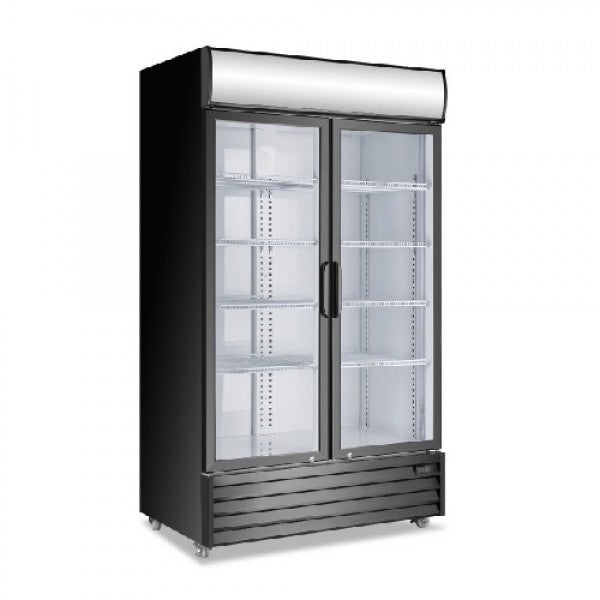 Atosa P1000WB-A - Double Glass Door Display Fridge - 1000 Litres